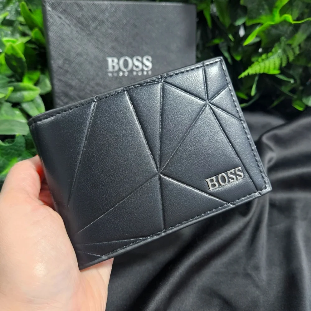 BOSS Black Leather Wallet